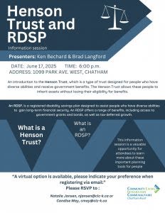  Henson Trust And Rdsp